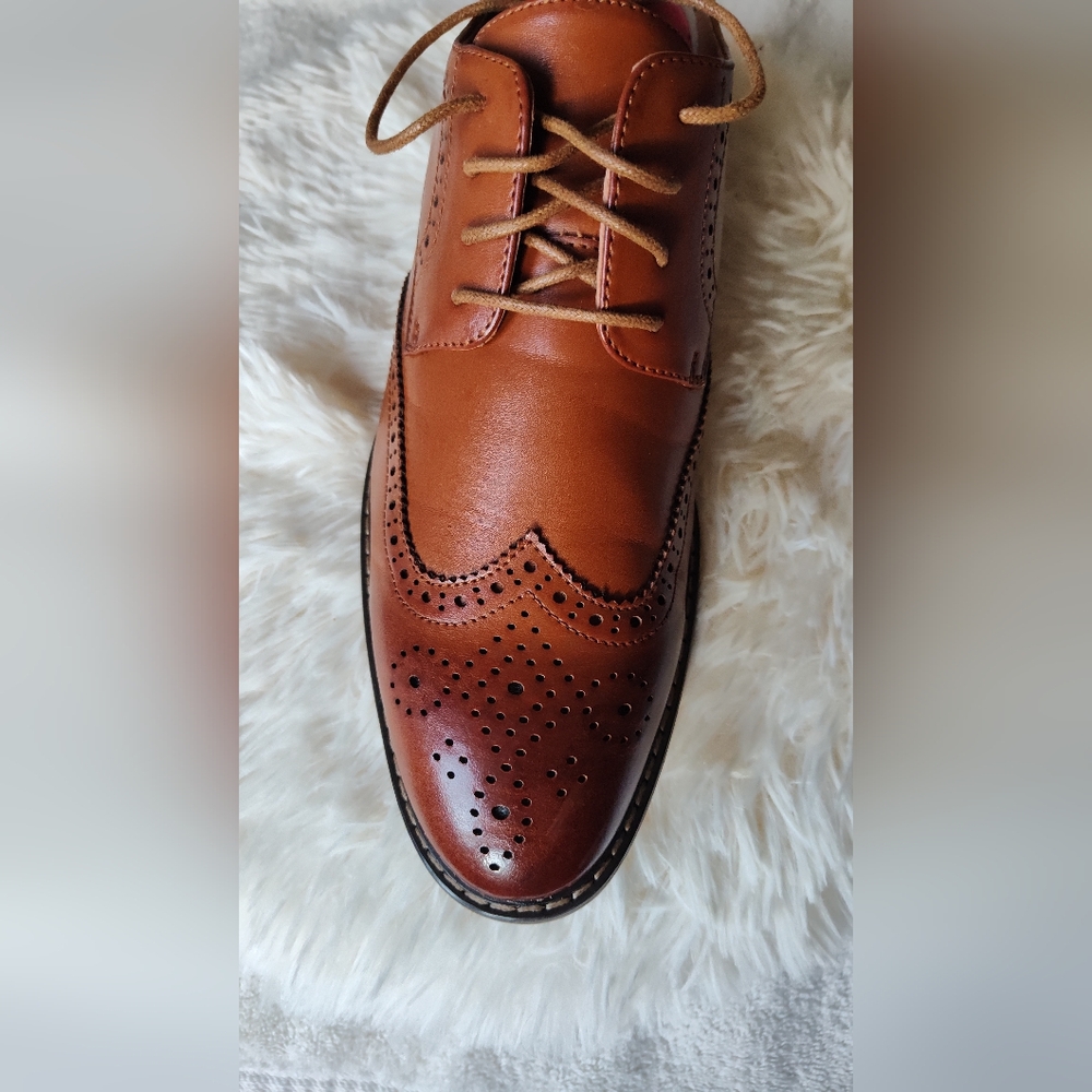 Temeshu Men's Dress Shoes Casual Oxford Shoes Business Formal Shoes - Picture 13 of 16